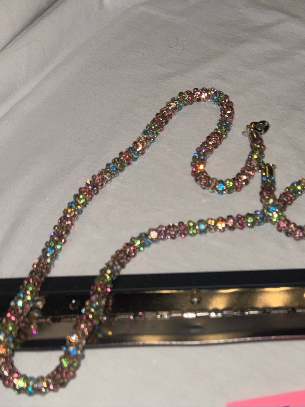 Betsy’s Johnson confetti necklace — magnetic clasp - Picture 5 of 8